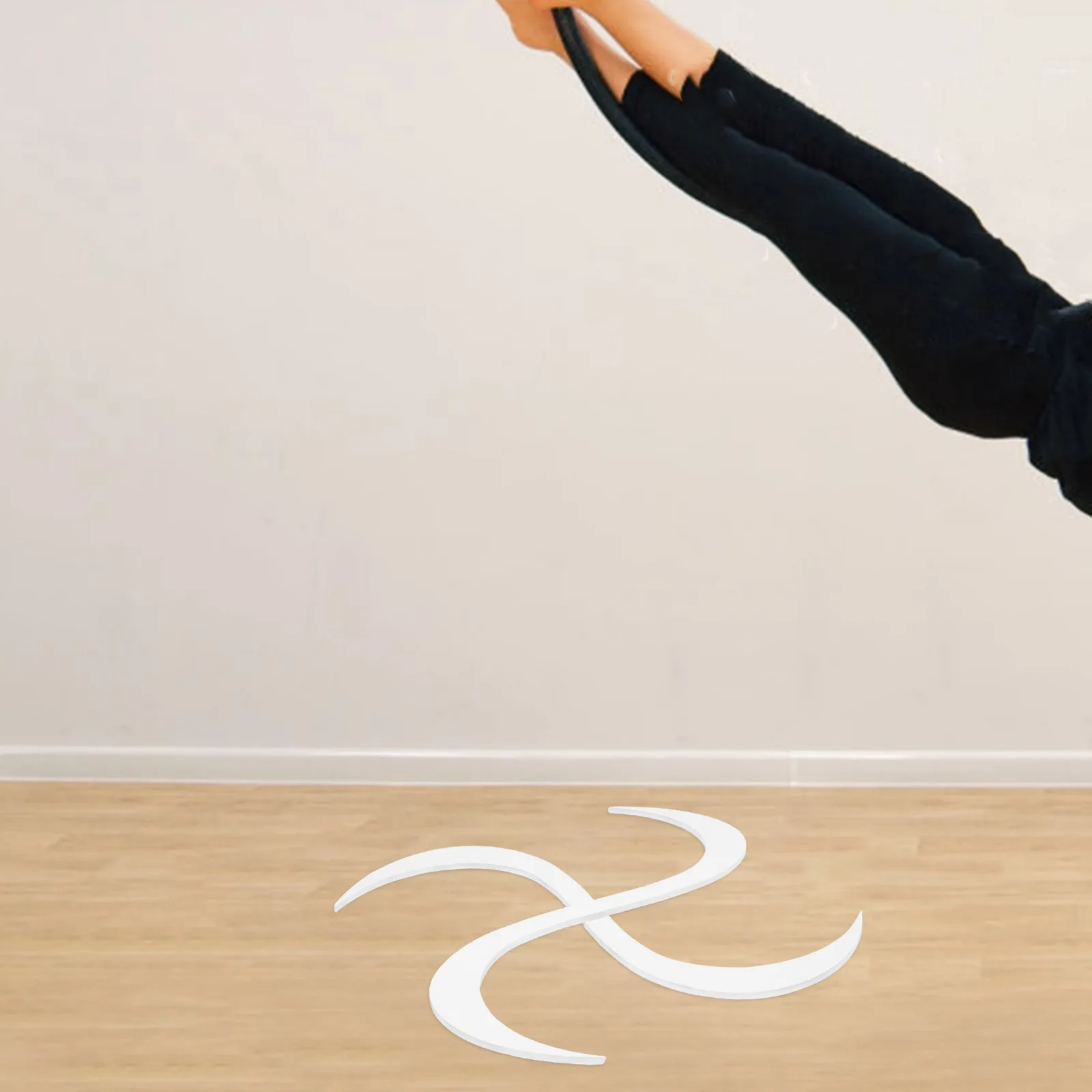 2 Peças de Acessórios de Ilusão Visual, Anéis de Plástico para Crianças, para Jogos ao Ar Livre, Jogo de Arremesso de Argolas, Conjuntos de Malabarismo, Circo Infantil