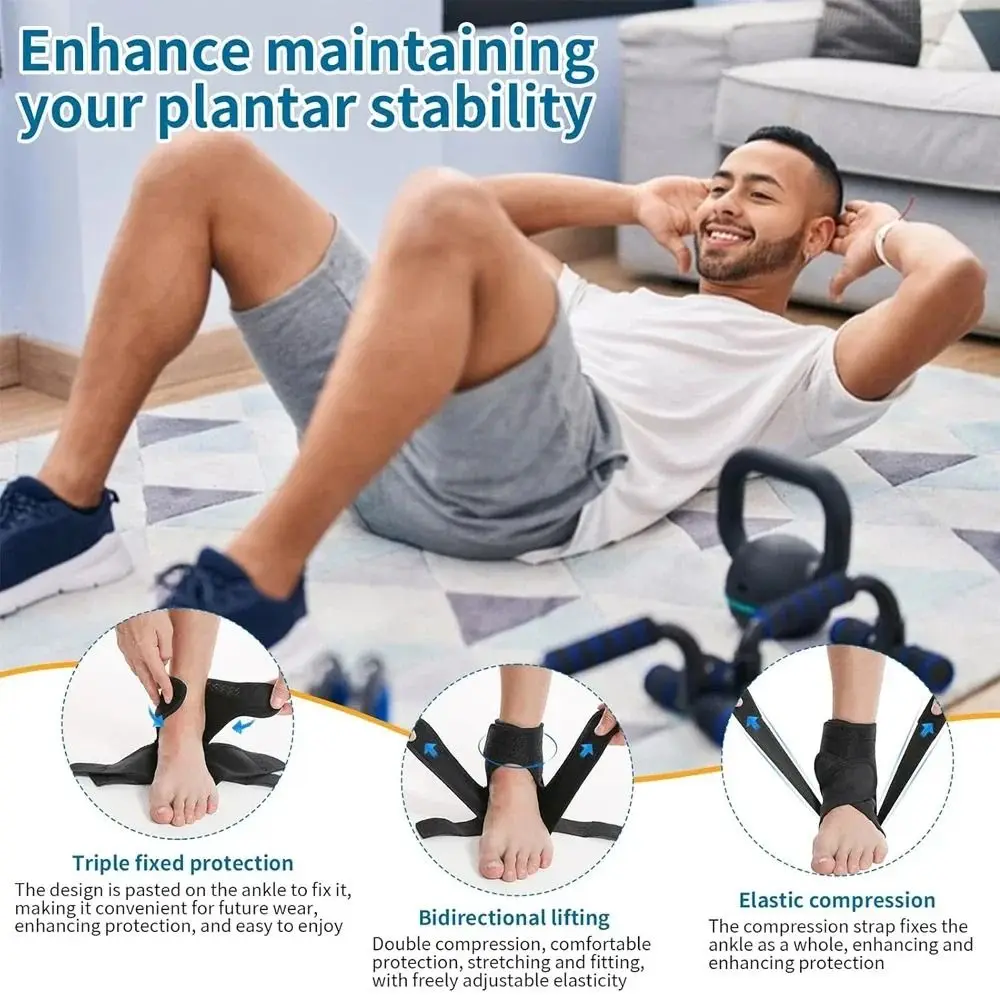 

1Pc Neoprene Ankle Brace Sleeve Water-Resistant Elastic Ankle Protection Support Breathable Anti-Slip Sports Ankle Protector