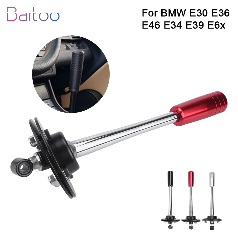 

Bartoo-New 265mm Car Modification Gear Transmission Adjustable Short Shifter Lever With Shift Knob For BMW E30 E36 E39 Z3 SFN079