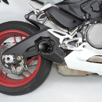 For Ducati Panigale 959 2016-2019 1299 Panigale 2015-2019 Escape Motorcycle Exhaust Pipe With Carbon Fiber Heat Shield Slip-on