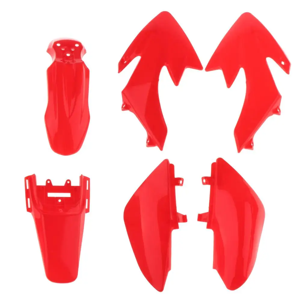 High Elasticity ABS Plastic Guard Fairing Side Panel Body Kit for Honda XR50 Crf50-125cc