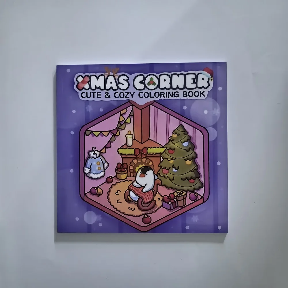 

Xmas Cute & Cozy Coloring Book for Adults Cute Drawing Book Perfect Gift for Christmas Party and Birthday