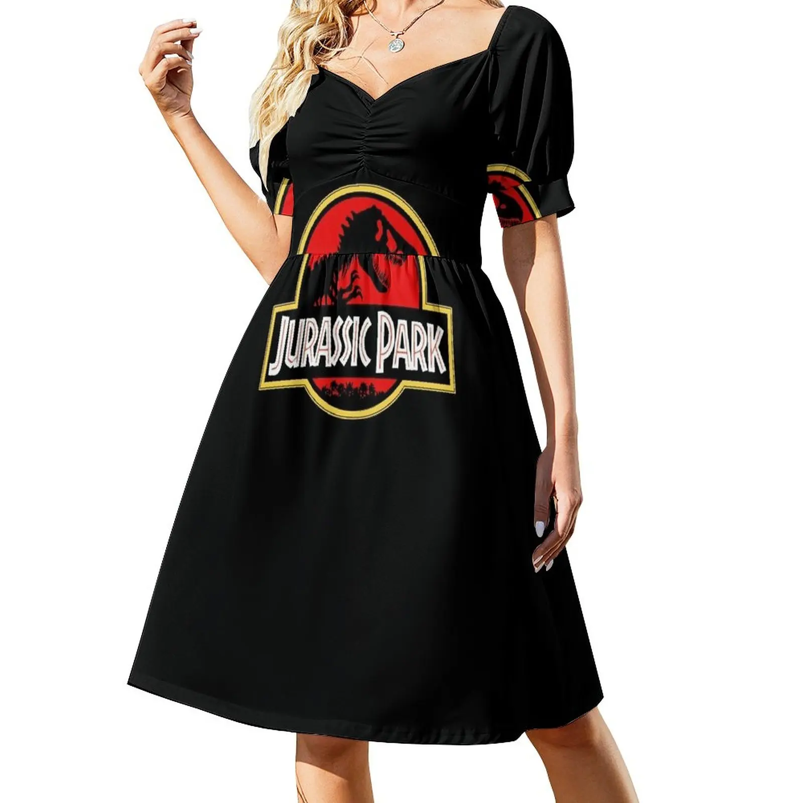 

Jurrasic Park logo vintage Dress women's elegant loose dresses Evening dresses