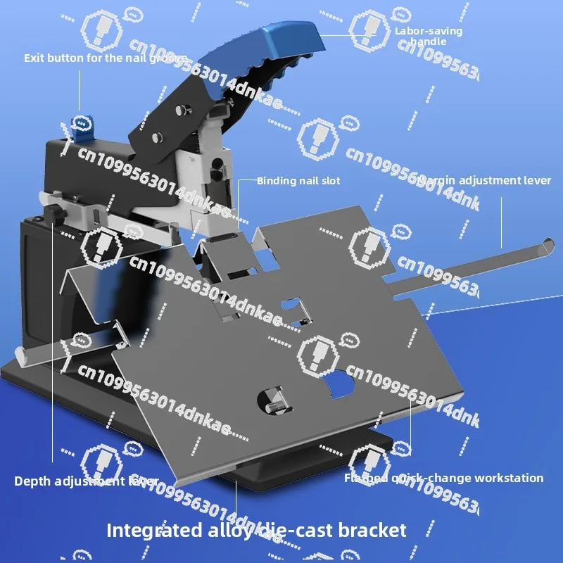 a3a4-manual-flat-binding-horse-riding-stapler-sh-03-medium-seam-desktop-stapler-heavy-duty-labor-saving-flat-nail-factory-direct