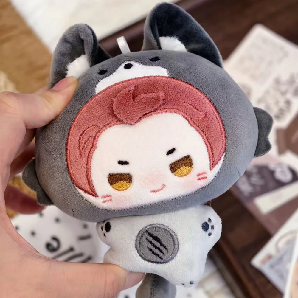 Latest 10cm Animal Style Cute Ears Wolf Valko Cartoon Plush Toys Cosplay Anime Game Love and Deepspace Character Plushie Doll