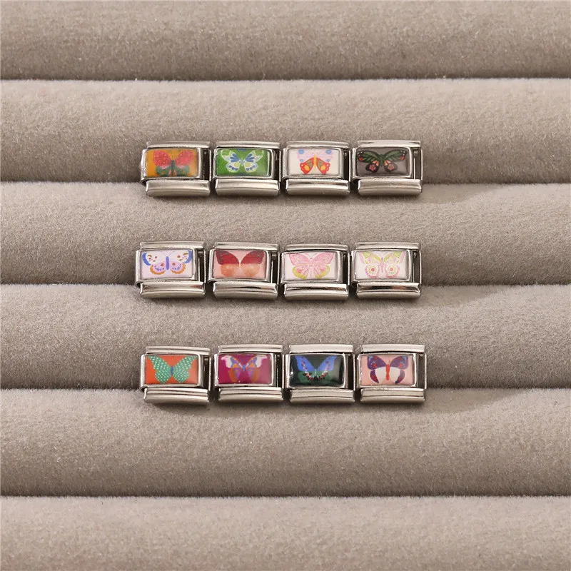 جديد جميل الحيوانات الأليفة القطط والكلاب وصلات سحرية إيطالية تناسب 9 مللي متر سوار الفولاذ المقاوم للصدأ النساء الرجال DIY بها بنفسك صنع المجوهرات