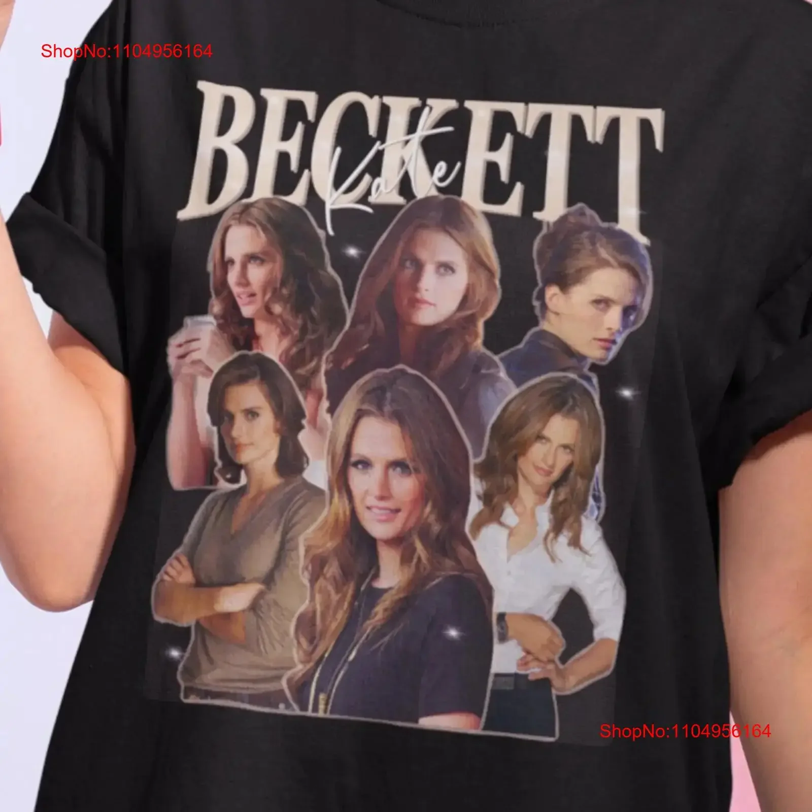 

Футболка Кейт Бекетт, фанатский замок, штана, катаник, лесбийский винтажный стираный топ для повседневной одежды, удобный универсальный