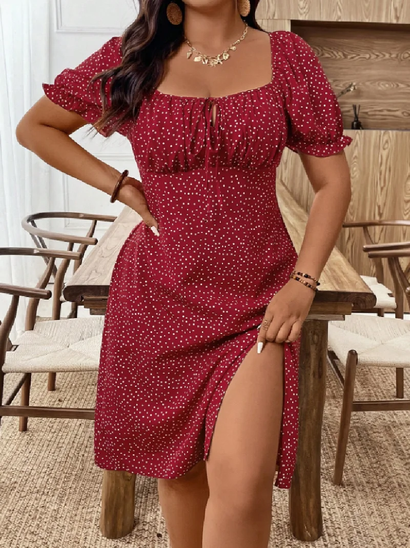 

Trendy, Fashionable, Versatile, Casual, Elegant, and Suitable for Work and Vacation, Plus-Size Dresses