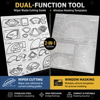 Alexen AJ0031 Metal Cutting Mat Mud Splash Window Wiper Cover Assembly Model Building Tools for Military Model DIY Accessories 4