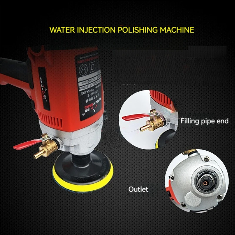 220V Vertical Water Milling 900W Water Polishing Machine Stone Floor Marble Granite Polisher Grinder Sander