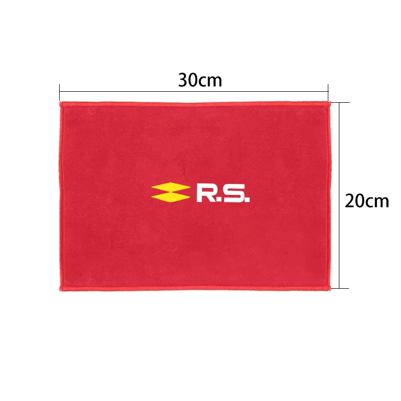 Microfiber Towel Car Accessories Cleaning Care Tools Accessories For Renault RS Megane Clio Kadjar Captur Sandero Duster Koleos
