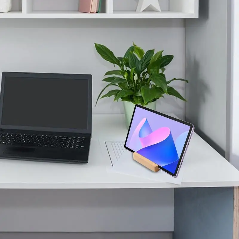 Suporte De Telefone De Madeira Para Smartphone, Suporte De Mesa, Ornamento De Mesa, Mesa De Cabeceira, Presente Organizador para Mulheres e Homens