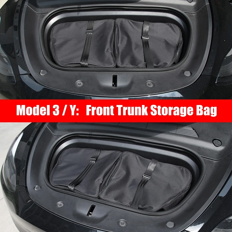 Front Trunk Storage Organizers For Tesla Model 3 2016-2022 Model Y Frunk Cooler Organizer Insulation Bags Insulated Cooler Bag