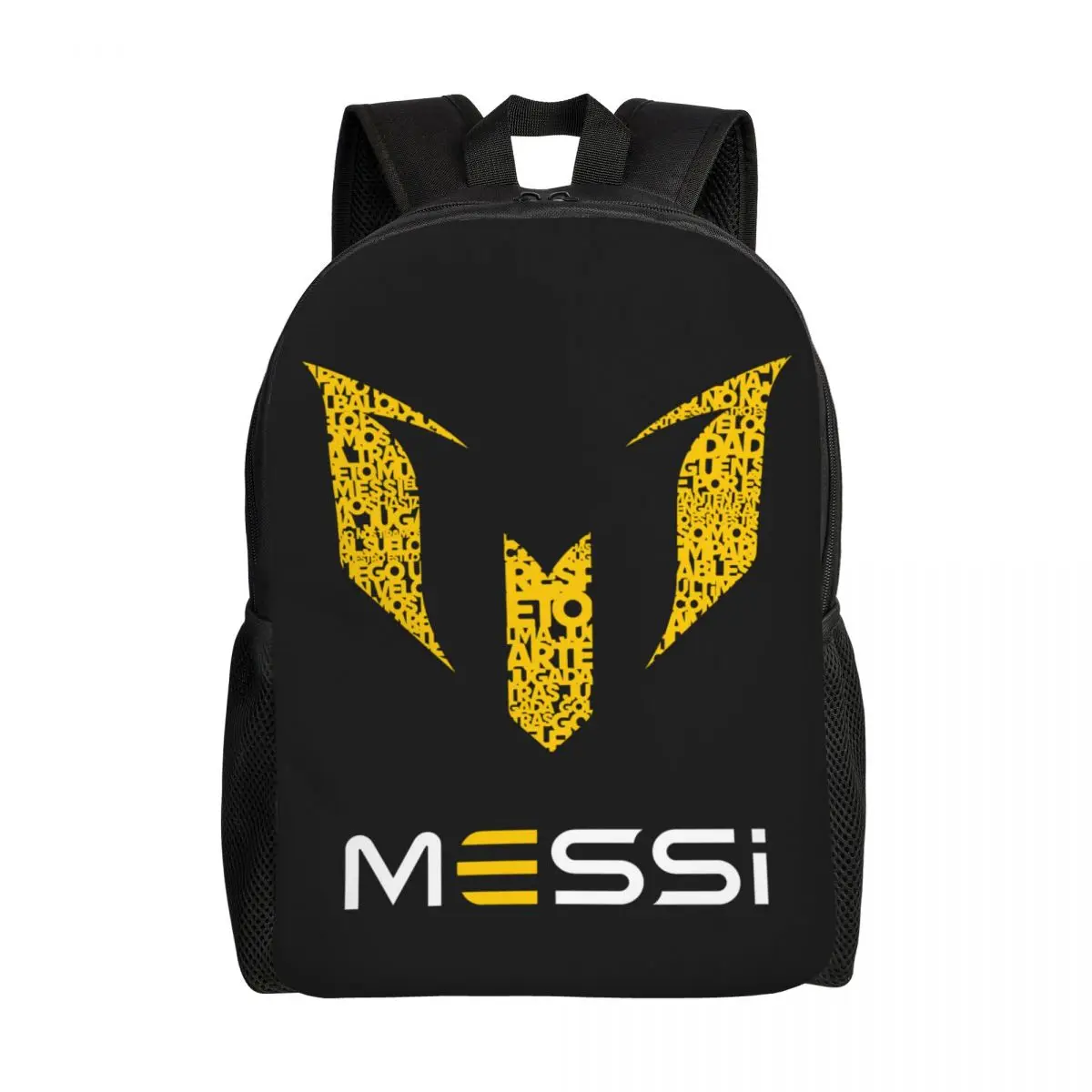 Messis Soccer Backpacks for Men Women Waterproof College School Bag Print Bookbags