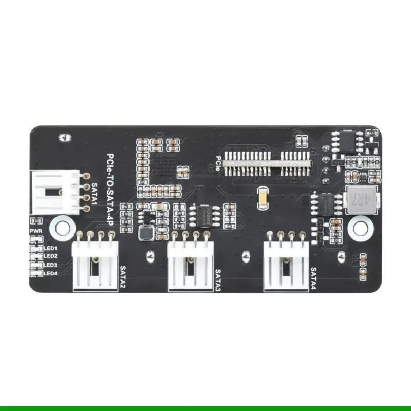 

U55C PCIE to 4 Port SATA3.0 PCIE SATA3 High-speed 6Gbps Expansion Card PCIE Adapter