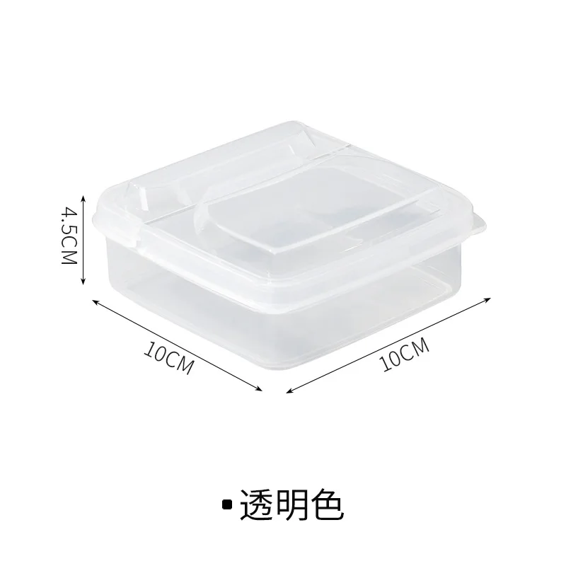 Cheese Box Refrigerator Fruit Sealed Fresh-keeping Box Flip Butter Block Box Scallion, Ginger and Garlic Storage Box