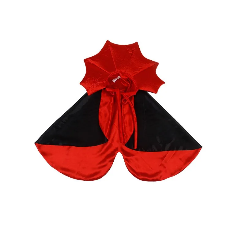 

Halloween Cat Cape Vampire Cloak Pet Costume Witch Cloak Adjustable Bow Ties Soft Satin Lightweight Washable For Cats Small Dogs