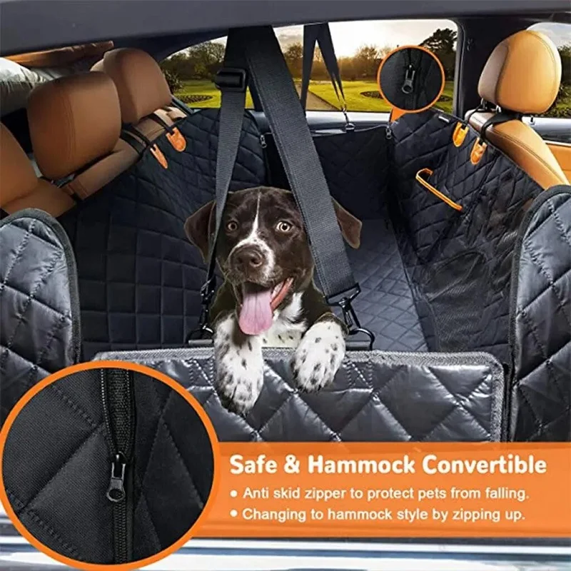 Imagem -03 - Impermeável Car Seat Cover para Pet Travel Mat Hammock para Cães Pequenos Médios Grandes Gato Traseiro Protetor Traseiro Almofada de Segurança