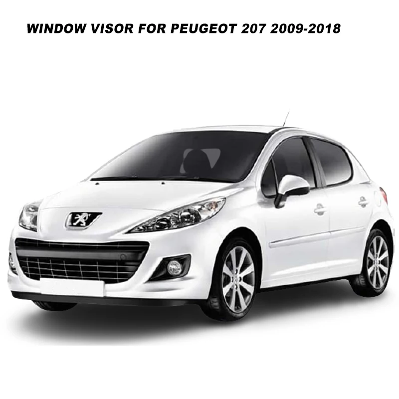 Visor For Peugeot 207 2009 2010 2011 2012 2013 2014 2015 2016 2017 2018 2019 2020 Wind Rain Sun Guard Deflector Awnings&shelters