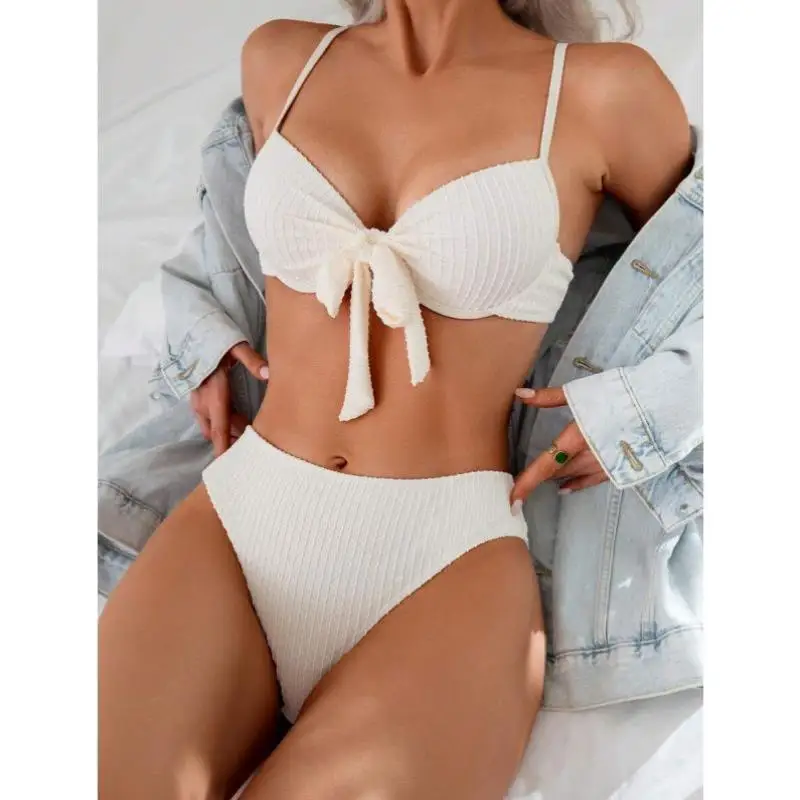 

New Women's Spring Break Pure Color Pleated Texture Two-Piece Set Casual Sportswear Seven-Sve Autumn Collection