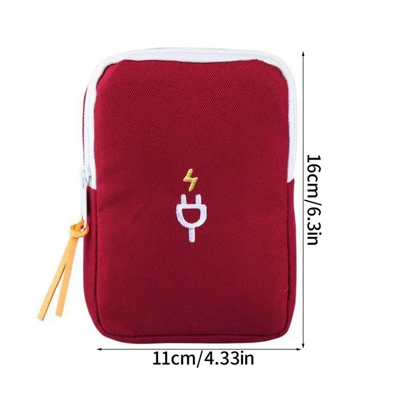 Electronics Travel Organizer Waterproof Tech Accessories Travel Case Pouch Charger Case For Cable Charging Cords Charger Phone