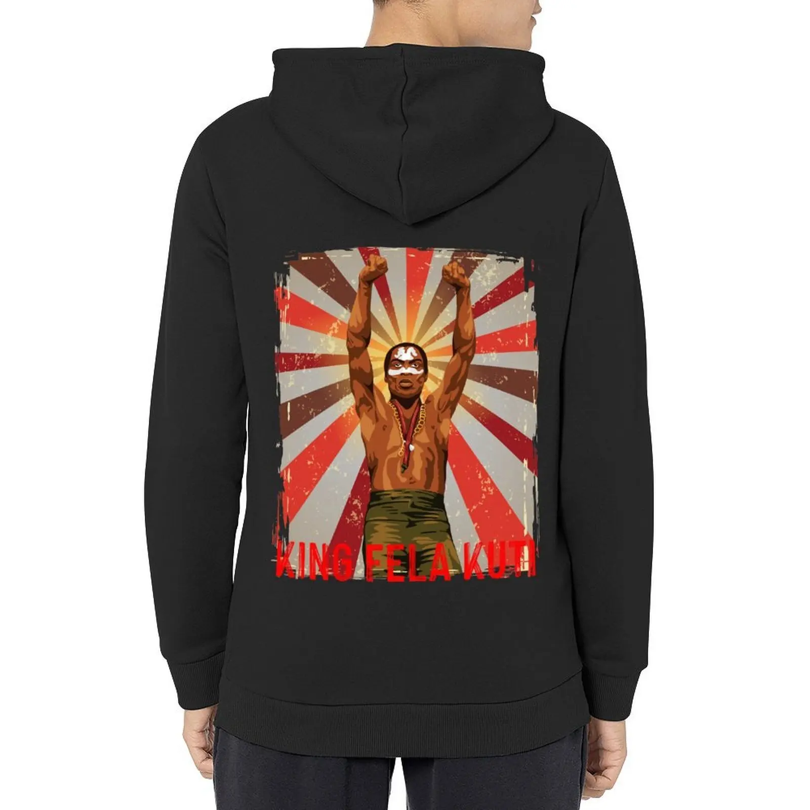 

King Fela Kuti Retro Vintage Hoodie mens clothes winter clothes autumn new products autumn jacket men hoodie oversize