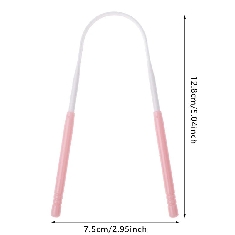 1 szt. Skrobaczka do języka ze stopu świeży oddech czyszczenie powlekana szczoteczka do zębów język higiena jamy ustnej narzędzia do pielęgnacji