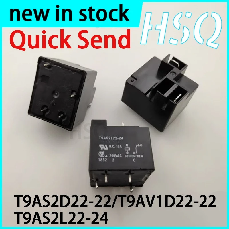 1PCS New T9AS2D22-22 T9AV1D22-22 T9AS2L22-24 4-pin Relay