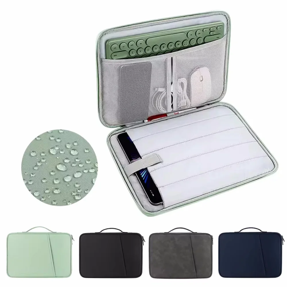 

Tablet Sleeve Bag For iPad Pro 12.9 Air 11 13 inch 2024 Pouch Case For iPad 7 8 9 10th Generation Mini 6 2022 Portable Handbag