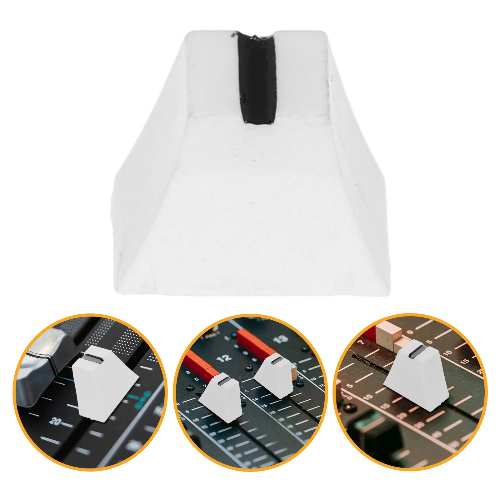 

10pcs Fader Knobs Replacement Slider Caps For Mixer Compact Design Easy Audio Adjustment Potentiometer Knob Console Accessories