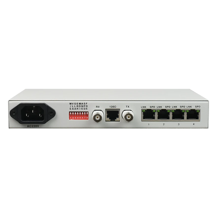 Unframed 10/100M Ethernet to E1 interface converter