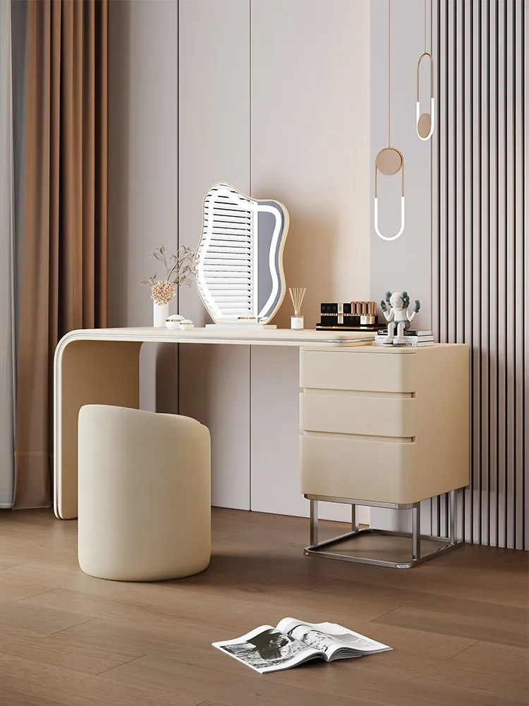 Dressing Table With Mirror and Drawers   for Bedroom Makeup Bedroom
