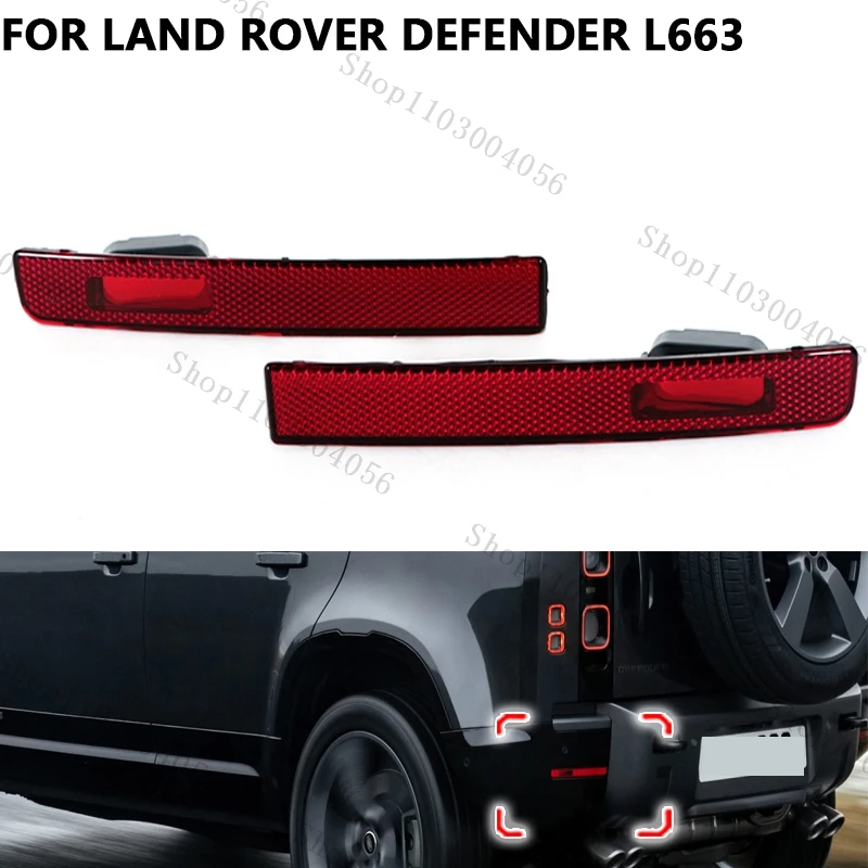 

Car Rear Bumper Turn Signal Fog Lamp Stop Brake Light Accessories For Land Rover Defender 90 110 130 L663