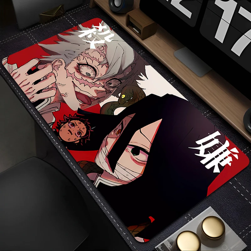 

Mousepad Mouse Pad Gaming Accessories Office Keyboard Pad Large Desk Mat D-demon Slayer Shinazugawa Sanemi Rubber Extended Pad
