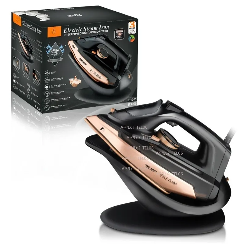 EU Plug Steam Iron Portable Travel 3 Gear Temperature Control Pressure High Power Electric Iron