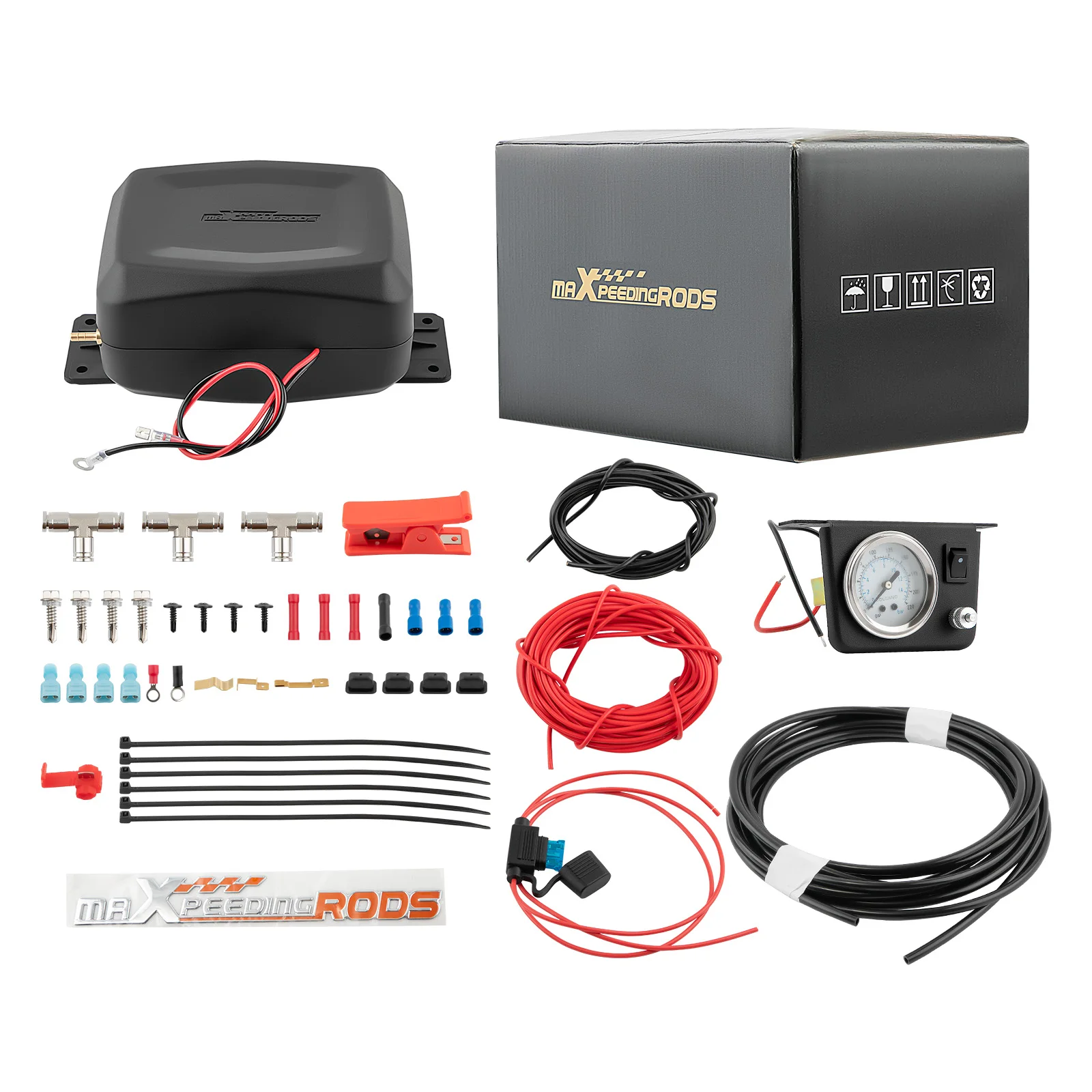 Maxpee dingrod Universal-Luftfederkompressor-Controller-Kit für Transporter-Pickups