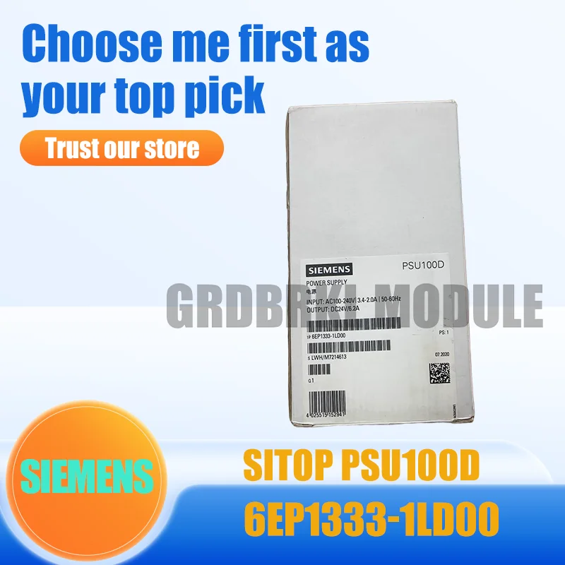 

New Original SIEMENS 6EP1333-1LD00 SITOP PSU100D 24V 6.2A Power supply