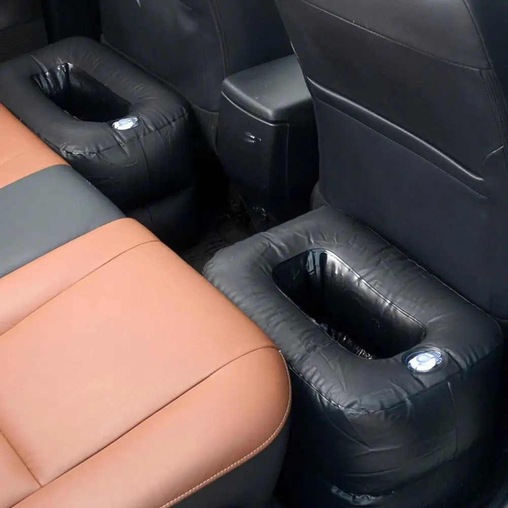 Travel Portable Air Foot Rest Eco-friendly PVC Cushion Inflatable Airplane Footrest Pillow Home Bus Car Appliation Accessories