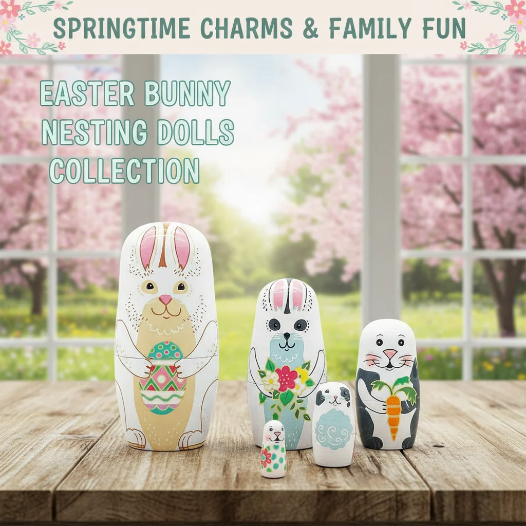 

Набор кукол-матрешка с животными для девочек, деревянная русская кукла, штабелируемая кукла-матрешка для щенков, подарок из дерева, дизайн панды