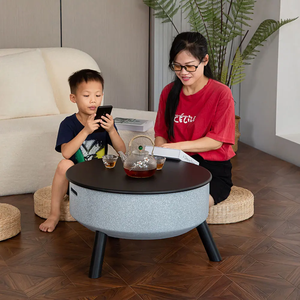 Griglia per barbecue Griglia senza fumo per uso domestico da campeggio all'aperto Griglia per barbecue a carbone multifunzionale Tavolo per griglia