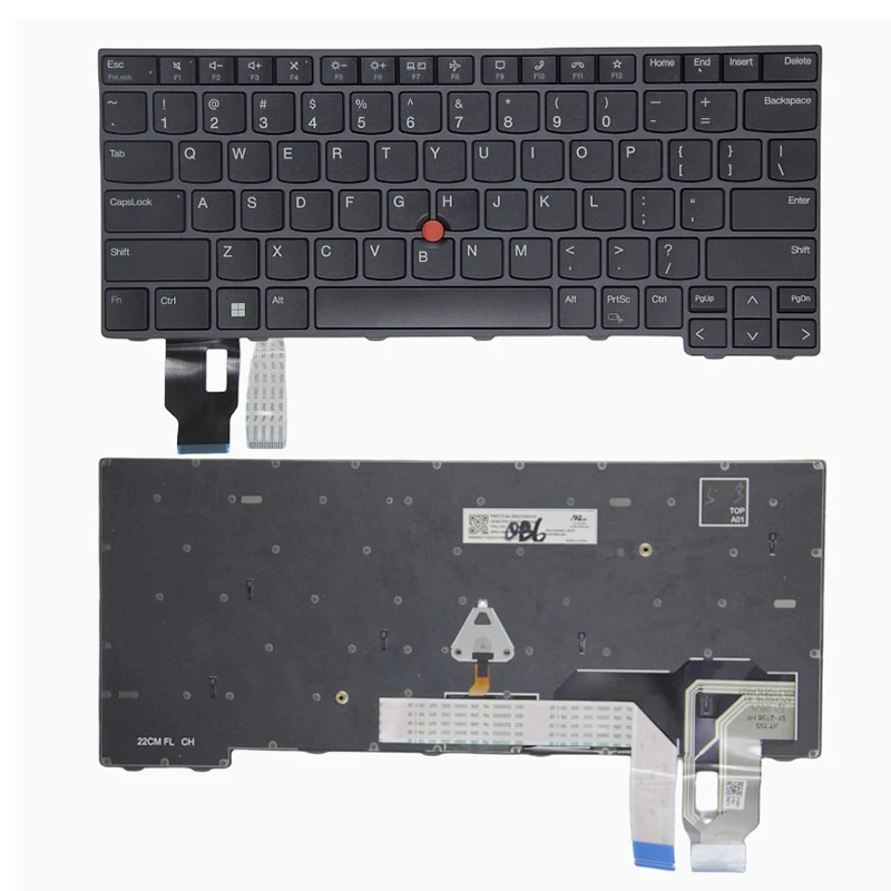 

US for Lenovo Thinkpad T14 L14 P14S GEN3 GEN4 TP00135D 21HE-S2HN2K Laptop Keyboard