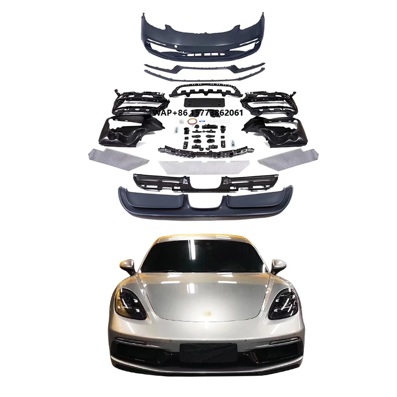 

Rear Grille and Front Bumper Body Kit Upgrade to GTS Style New Condition for PAG 2016-2023 Cayman 718/GTS Boxster