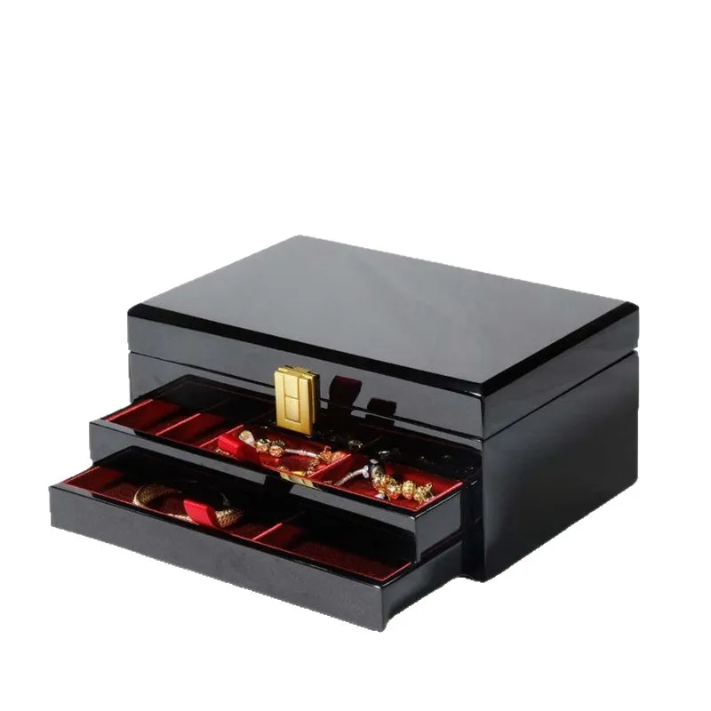 

Jewelry box Multi-layer drawer Gold bracelet Sub-necklace Storage Large capacity high-grade anti-oxidation