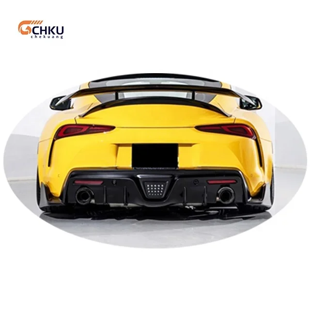 For  super rear bumper a90 carbon fiber Car Rear diffuser custom