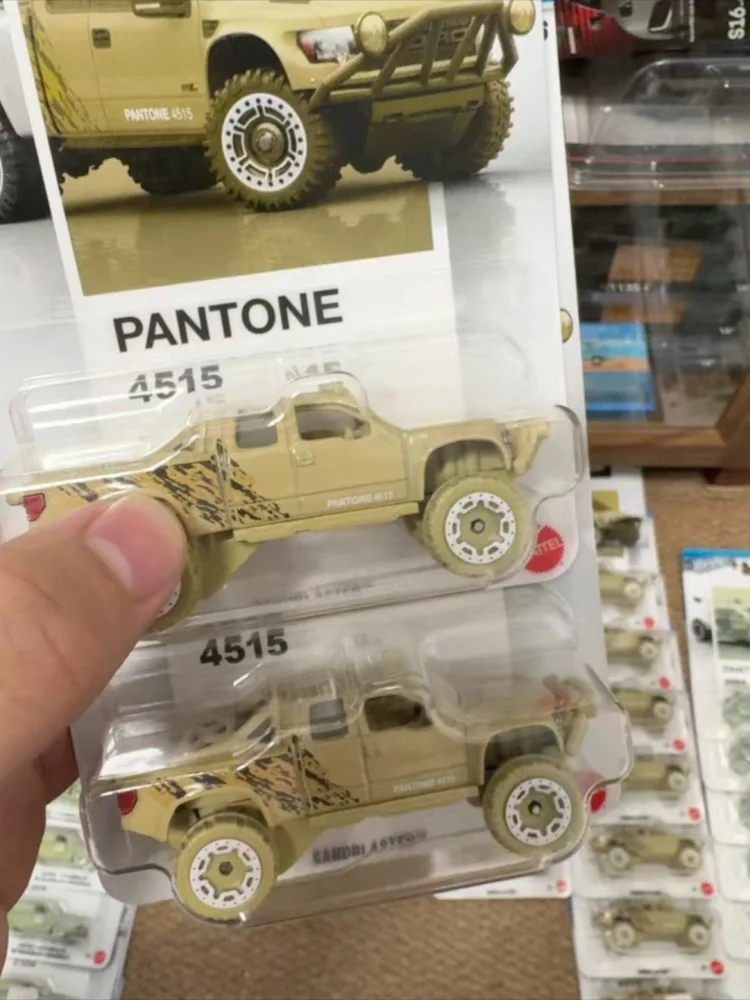 New Hot Wheels 2026 Silver Series Pantone Car Model Rally Sandblaster Ford Tacoma1:64 Diecast Alloy Car Collectible Vehicle Gift