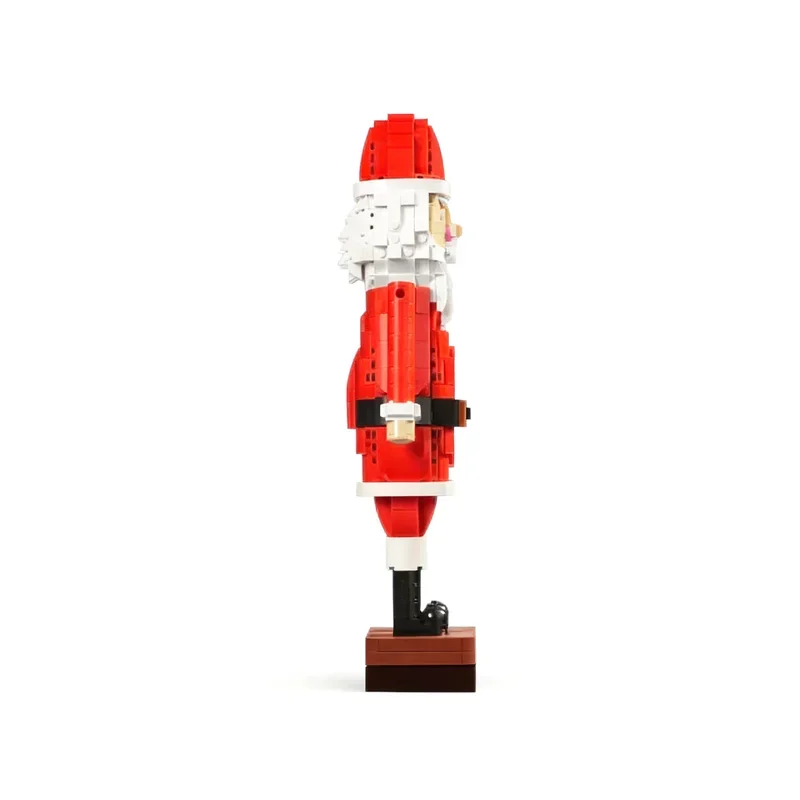 890PCS MOC Collectible Display Santa Nutcracker Model DIY Creative Ideas Toy Assembly Puzzle Birthday Gift Bricks Holiday