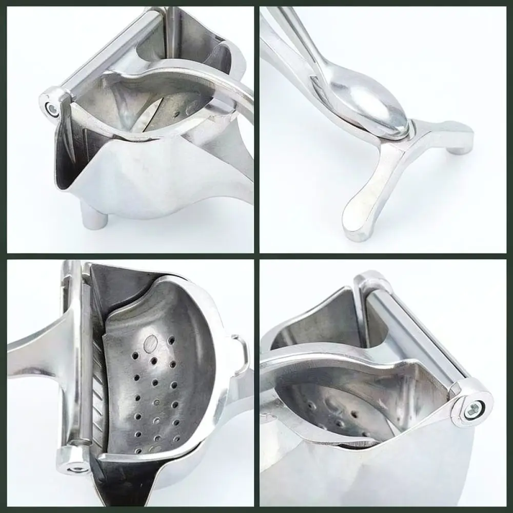 Hand Press Juicer Machine Aluminum Alloy Fruit Squeezer Portable Kitchen Accessory For Citrus Lemon Orange Juice Preparation