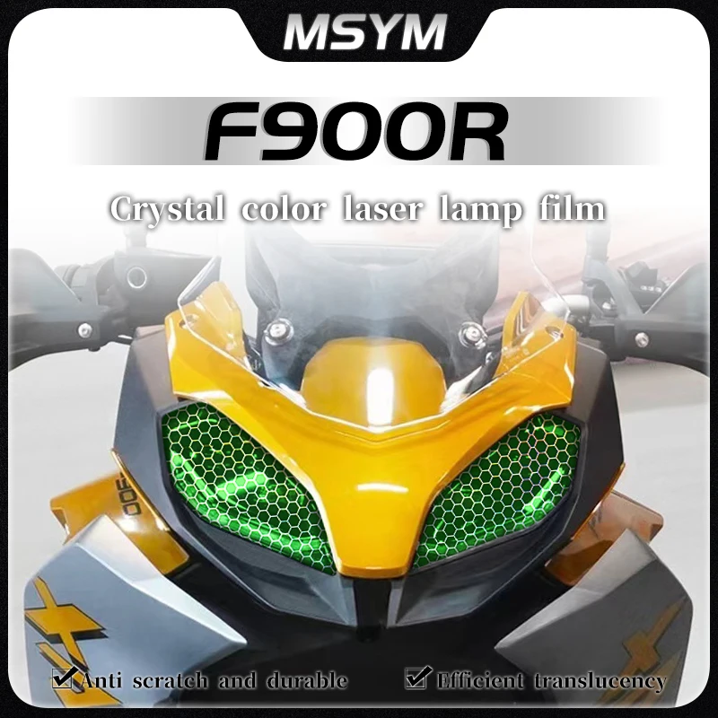 

For BMW F900R F 900R F 900 R f900r Honeycomb laser film headlight film taillight film transparent protective film accessories