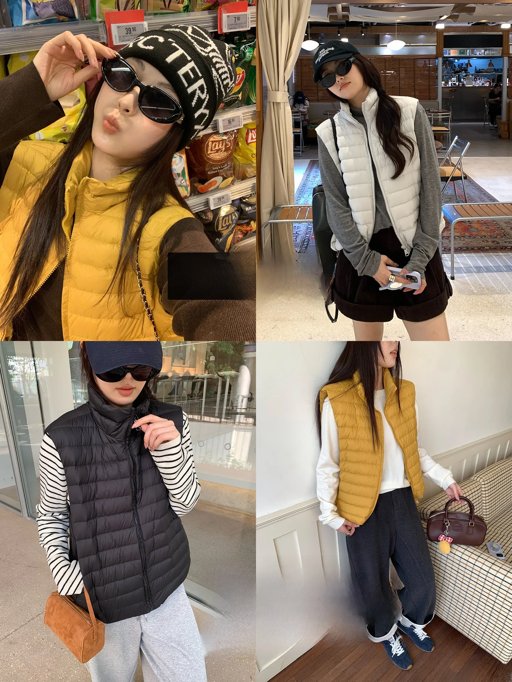 

Женский зимний легкий пуховый жилет NAZ большого размера с воротником-стойкой, 90% белый пух, модный, теплый