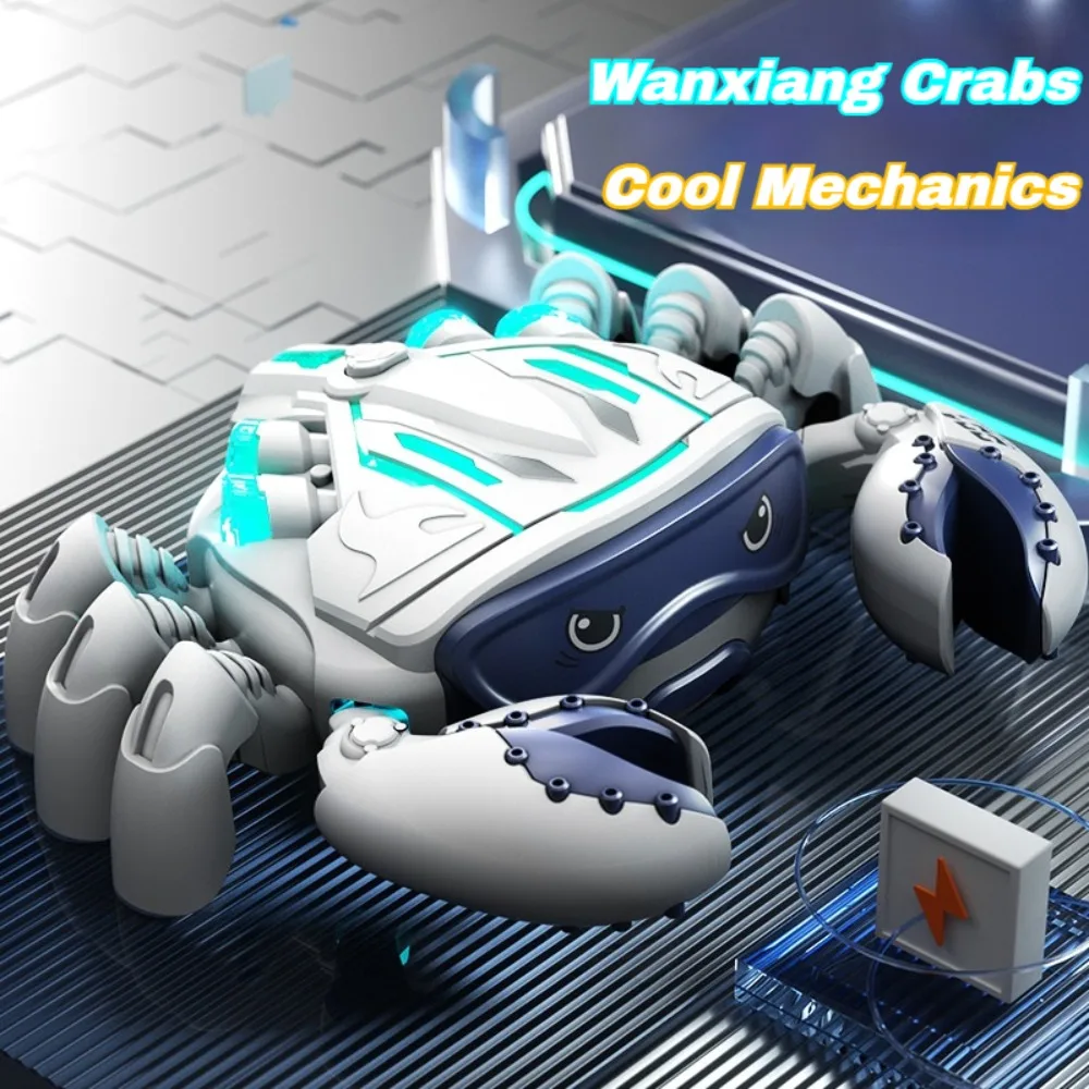 

Детская электрическая игрушка-краб для ползания — специальные световые эффекты, прочный пластик, литье под давлением, образовательный симулятор рептилий